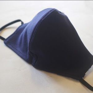 Handmade Navy Blue Face Mask
